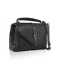Saint Laurent College Black Shoulder Bag Style 3