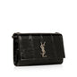 Saint Laurent Kate Croc Embossed