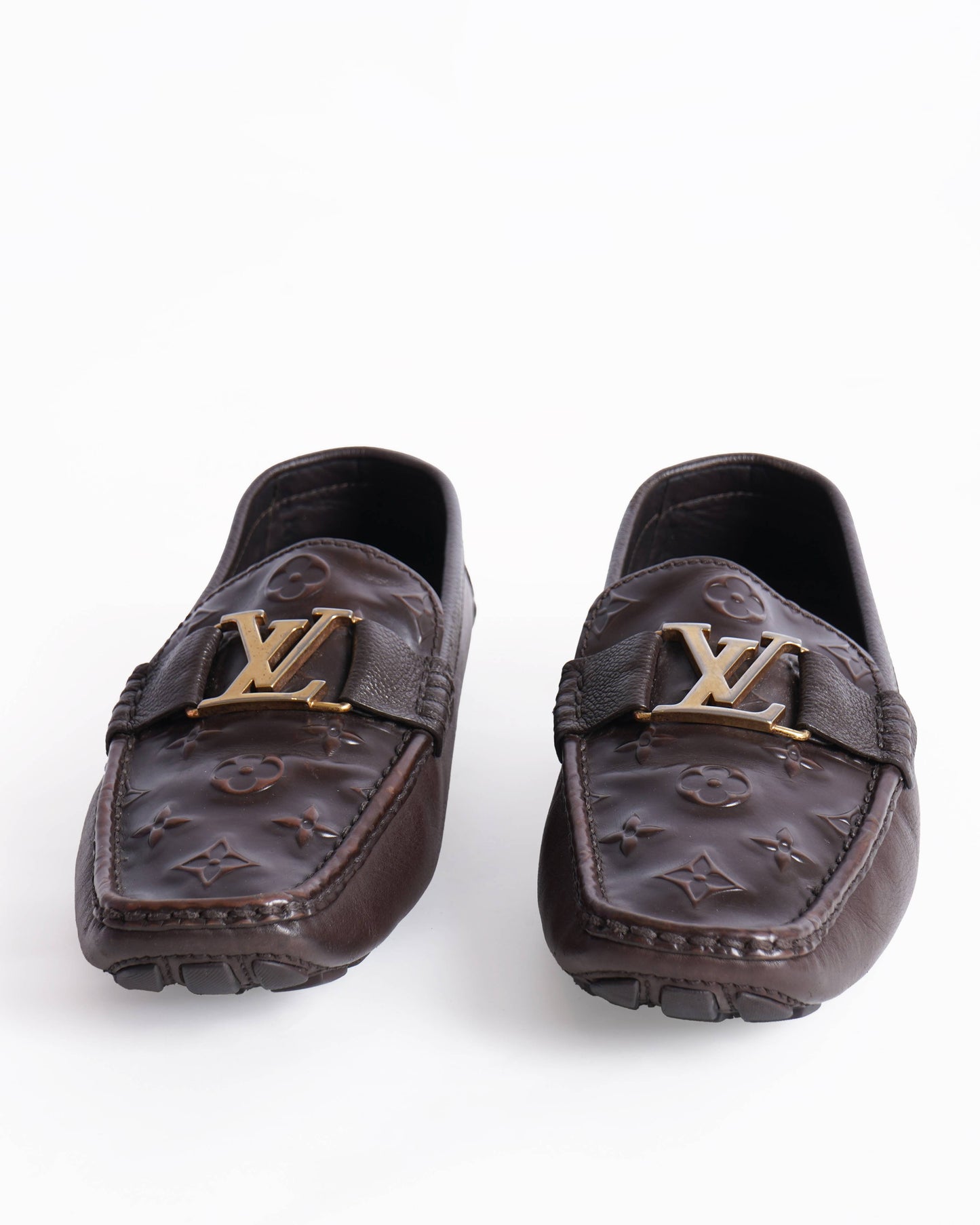 Louis vuitton  embossed loafers