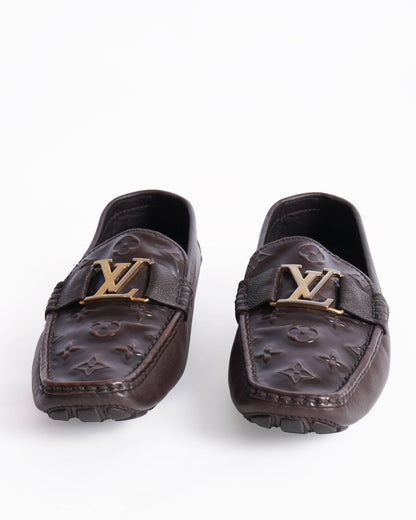Louis vuitton  embossed loafers