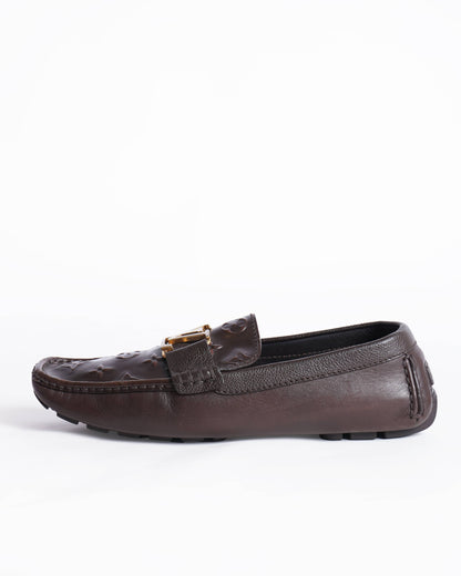 Louis vuitton  embossed loafers