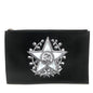 DIOR HOMME Clutch bag leather black Star x Rose Paint mens