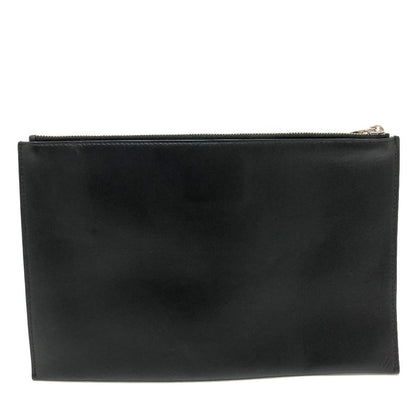 DIOR HOMME Clutch bag leather black Star x Rose Paint mens