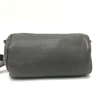 Dior Shoulder Bag leather gray Atelier Roller Bag, Cylindrical Women