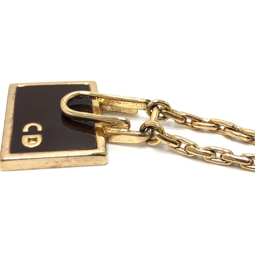 Dior Necklace Gold Plated gold Bag motif Women