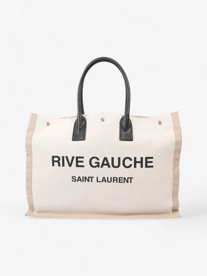 Saint Laurent Canvas Black Tote Bag Style 3