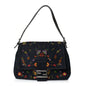 Fendi Denim Beaded Mama Baguette Blue