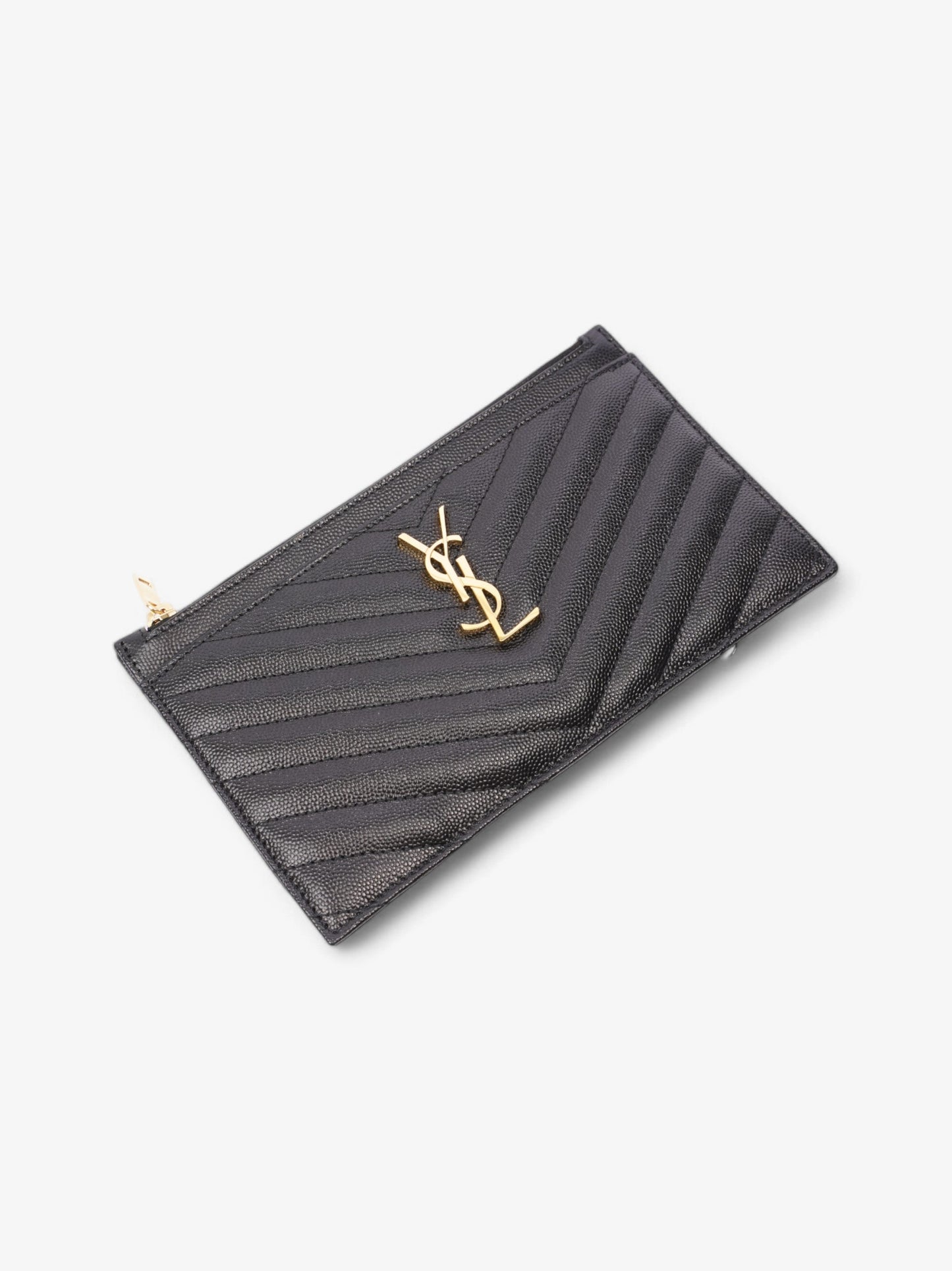 Saint Laurent Cassandre Leather Black Shoulder Bag Style 3