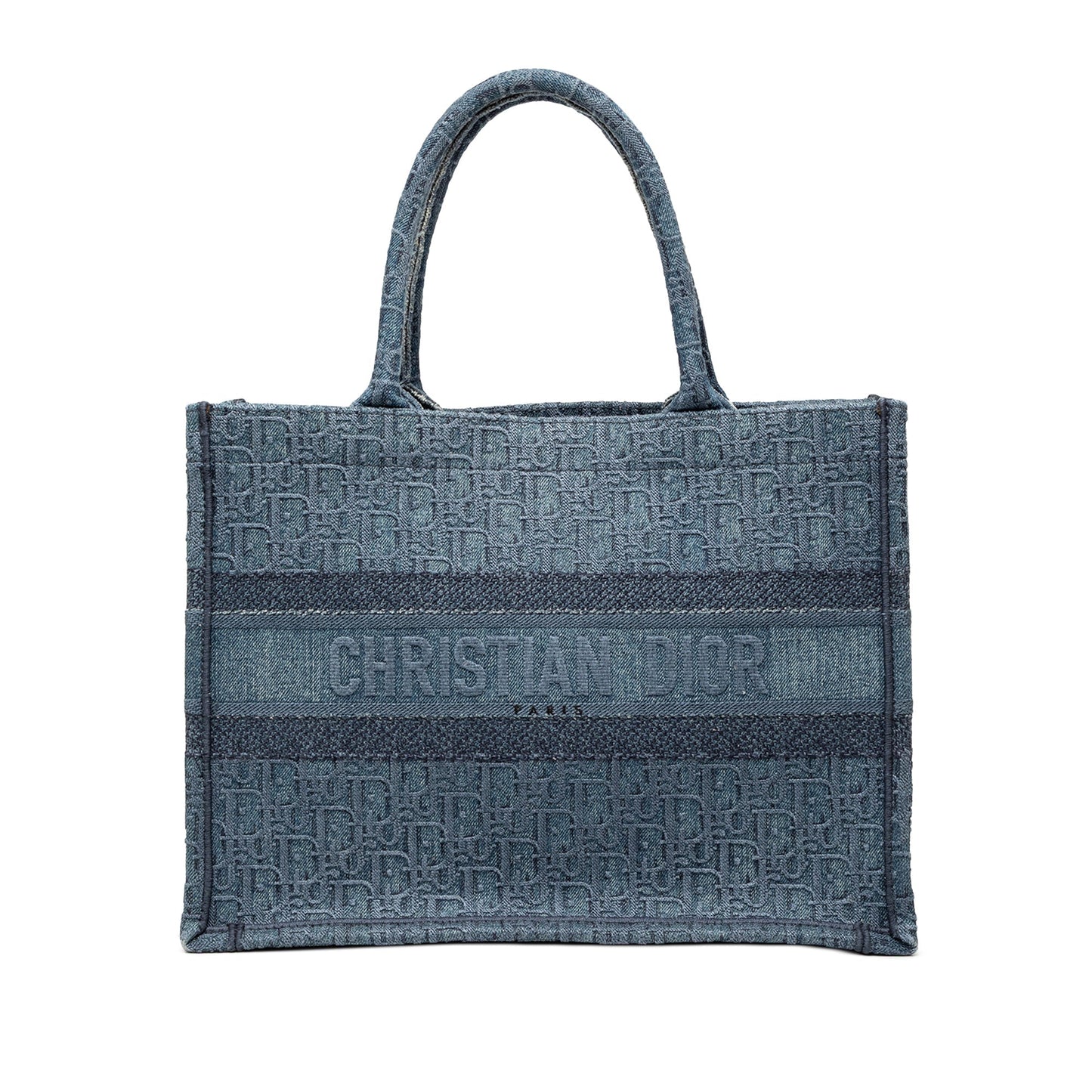 Dior Book Tote Oblique Blue Tote Bag Style 2