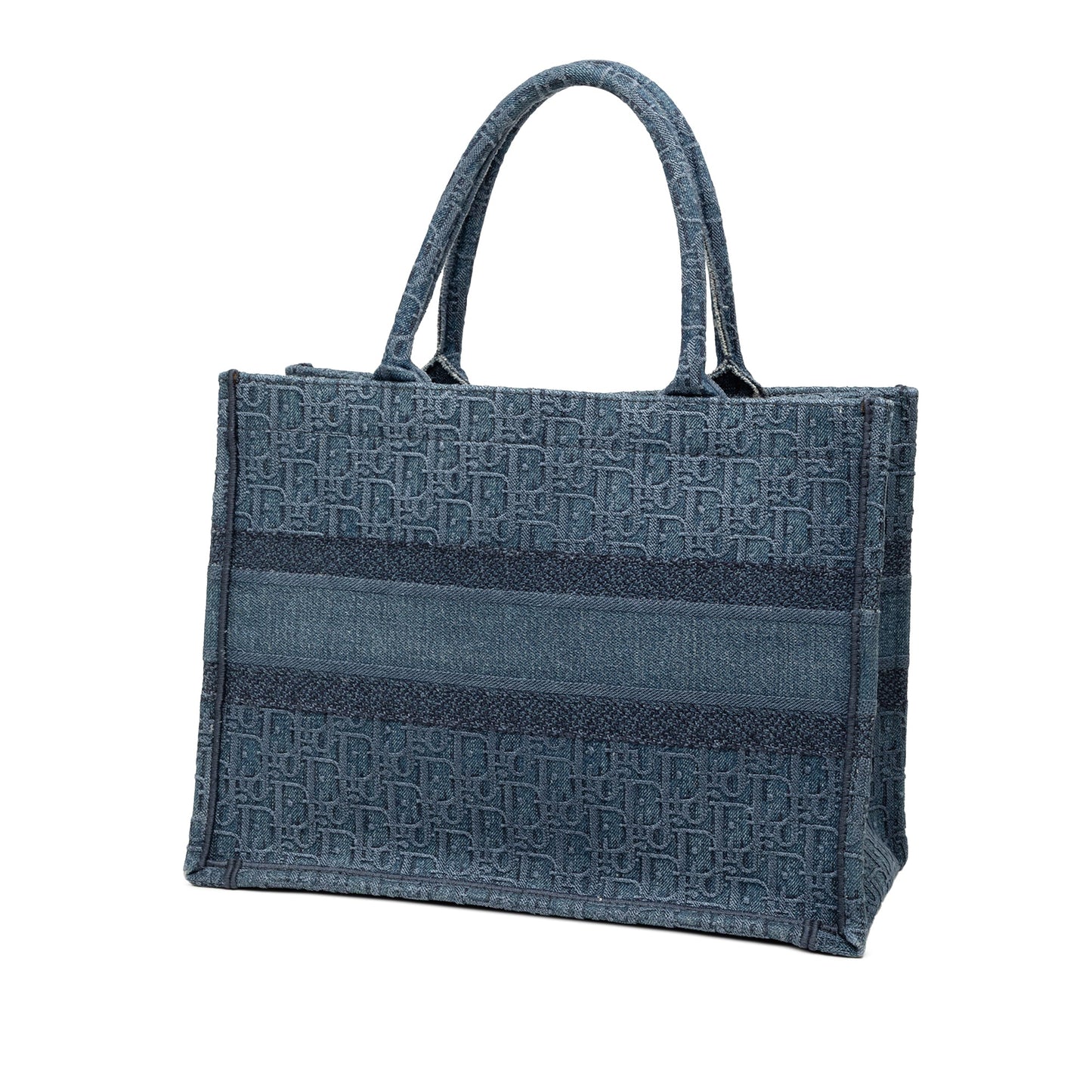 Dior Book Tote Oblique Blue Tote Bag Style 2