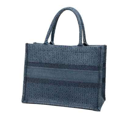 Dior Book Tote Oblique Blue Tote Bag Style 2