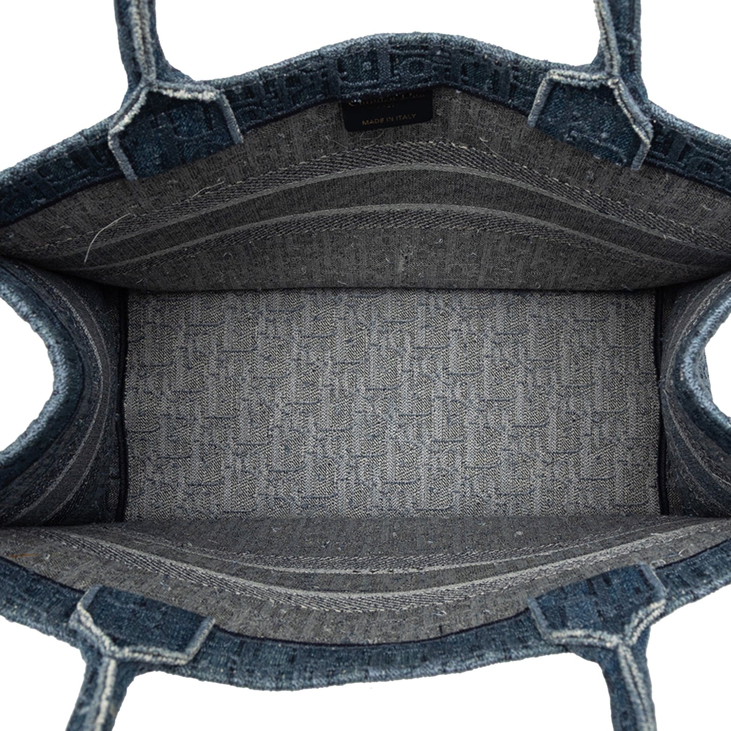 Dior Book Tote Oblique Blue Tote Bag Style 2