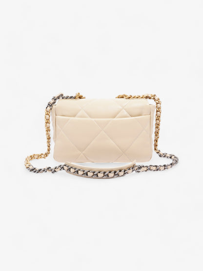 Chanel Chanel 19 Lambskin Beige Shoulder Bag
