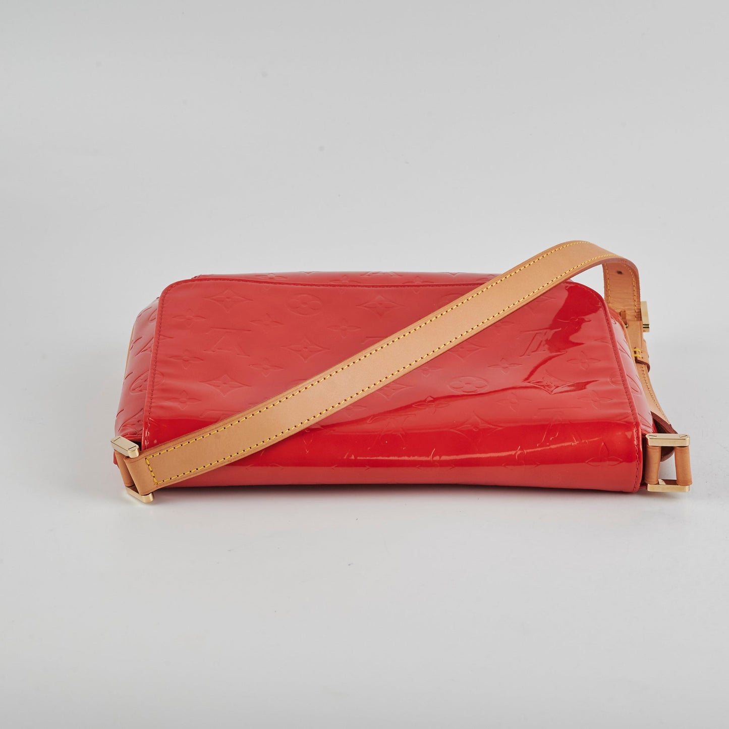 Louis Vuitton Thompson Street Vernis Red/Orange Shoulder Bag