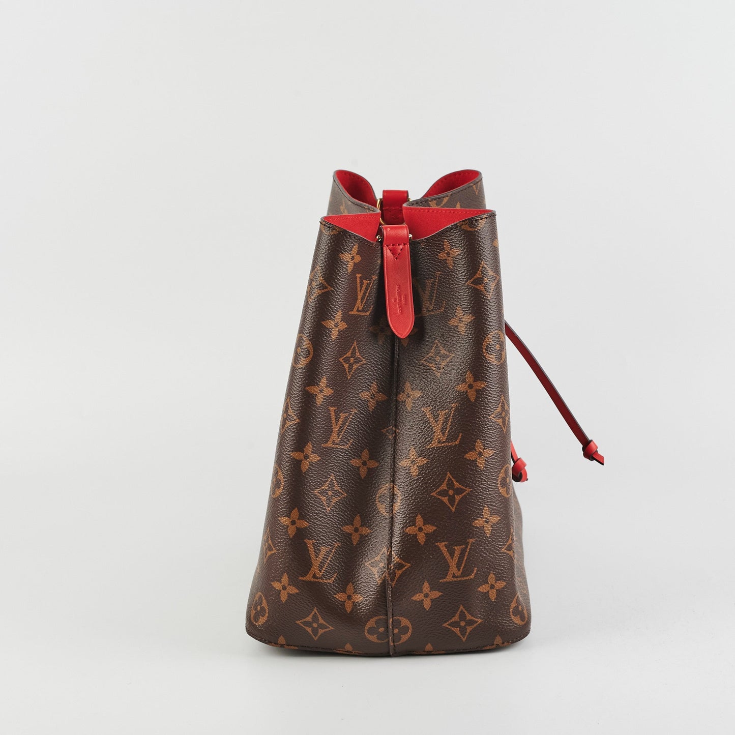 Louis Vuitton Neo Noe Red Monogram Shoulder Bag