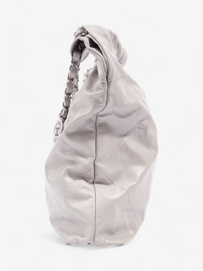 Chanel 22 Grey Calfskin Leather Medium