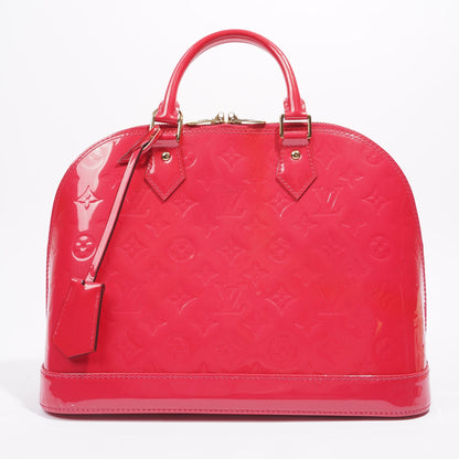 Louis Vuitton Alma Dark Pink Vernis Leather PM