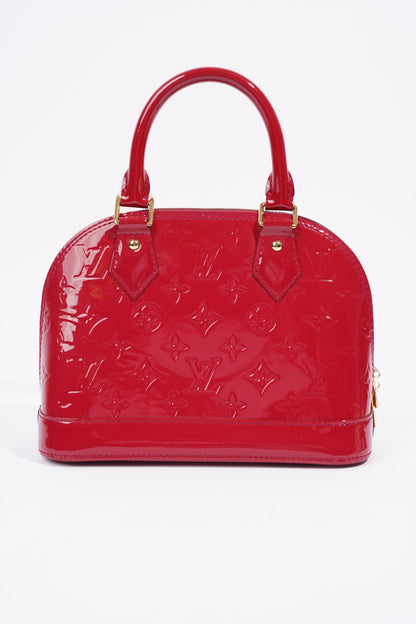 Louis Vuitton Alma Dark Pink Vernis Leather BB