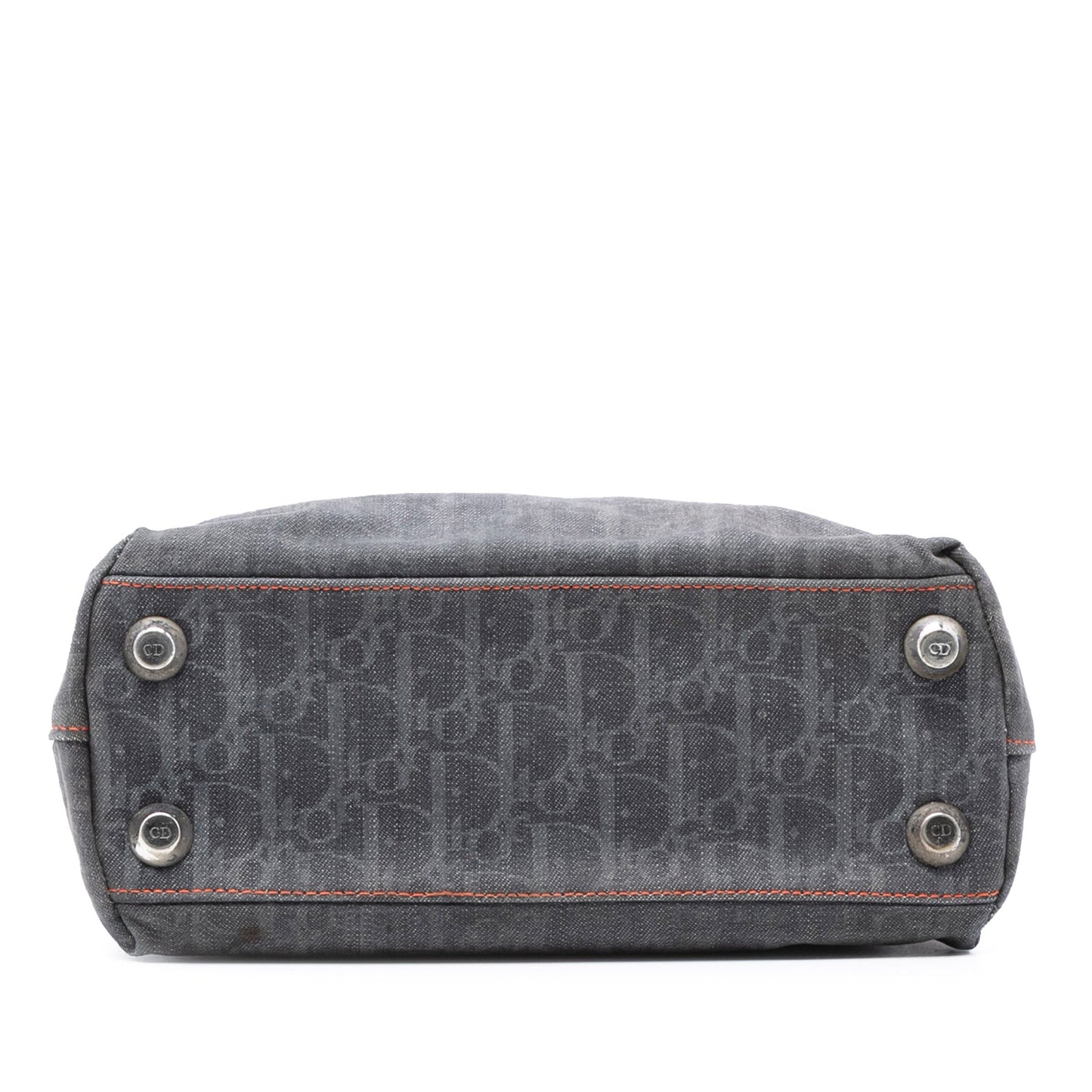 Blue Dior Diorissimo Trotter Denim Flight Tote
