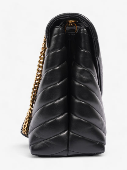 Saint Laurent Lou Leather Black Handbag Leather