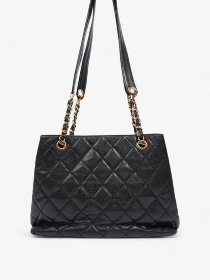 Chanel Cocomark Shoulder Bag Black Caviar Leather