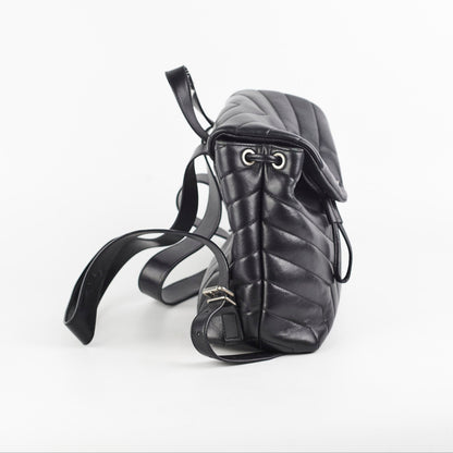 Saint Laurent Lou Small Black Backpack