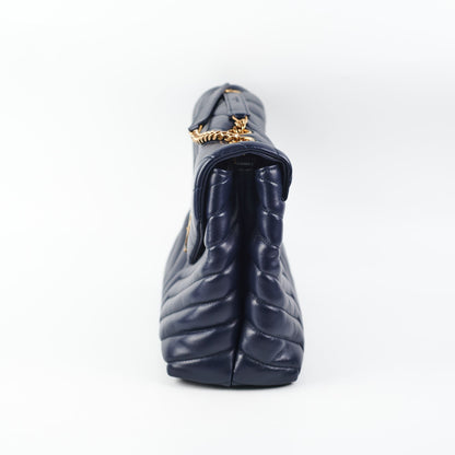 Saint Laurent Medium Loulou Bag Navy