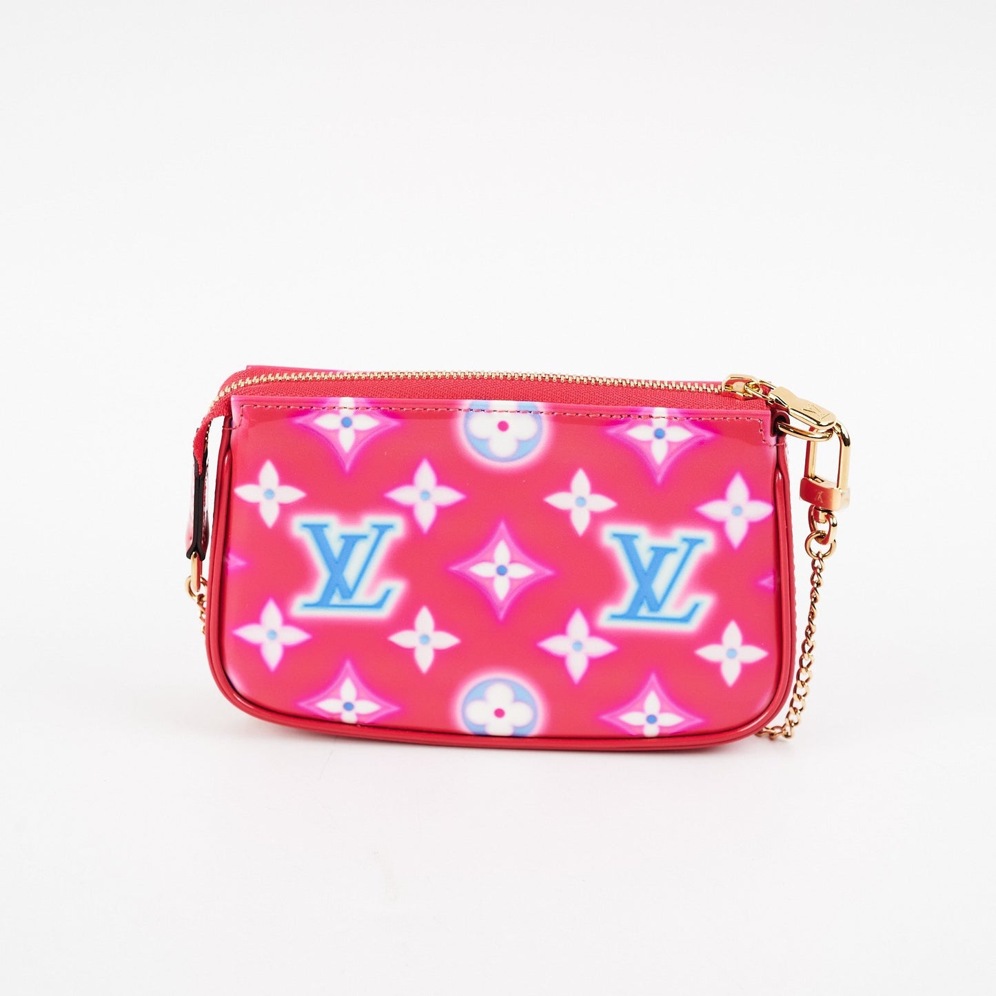 Louis Vuitton Mini Pochette Vernis Pink