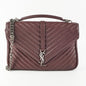Saint Laurent College Burgundy Large