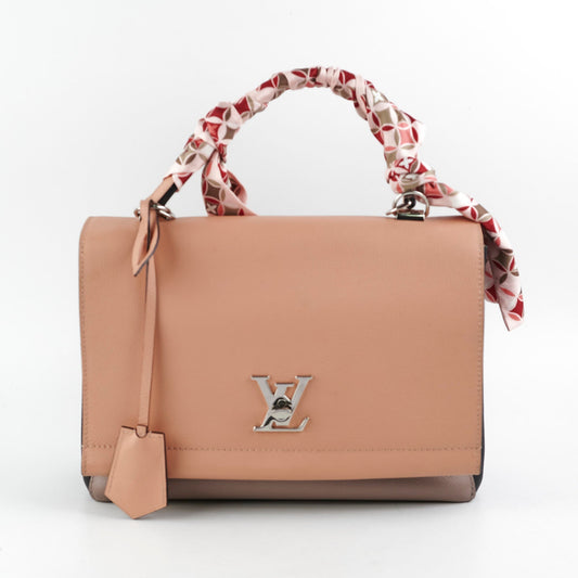 Louis Vuitton Lock Me Pink Shoulder Bag