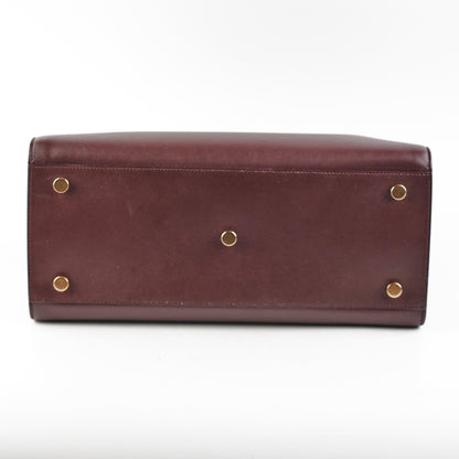Saint Laurent Sac De Jour Burgundy Small