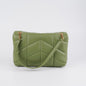 Saint Laurent Puffer Toy Shoulder Bag Green