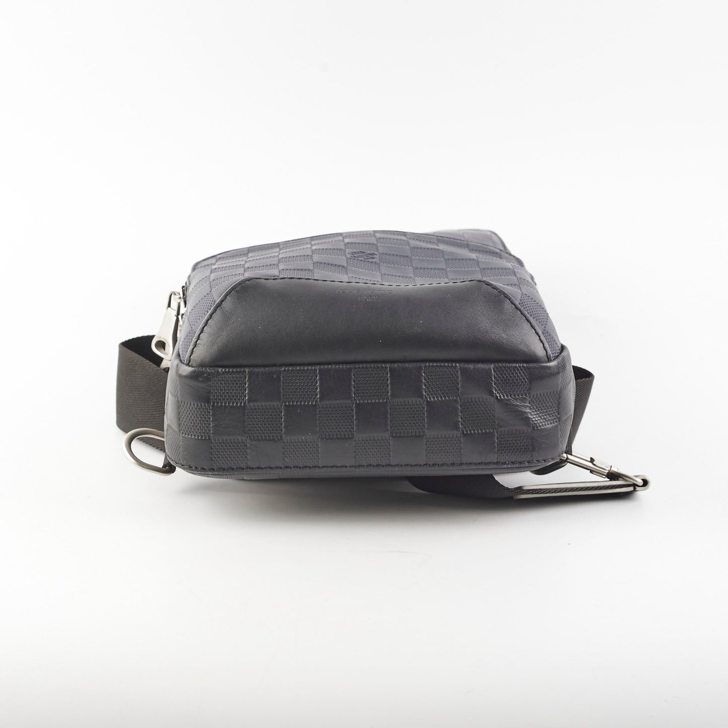 Louis Vuitton Avenue Men's Sling Bag Damier Ebene Navy
