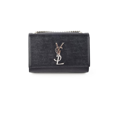 Saint Laurent Kate Black Shoulder Bag Black