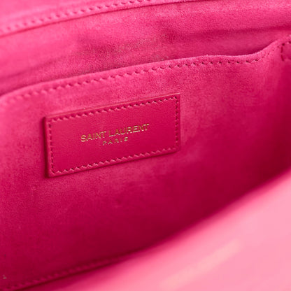 Saint Laurent Y Pink Large Clutch