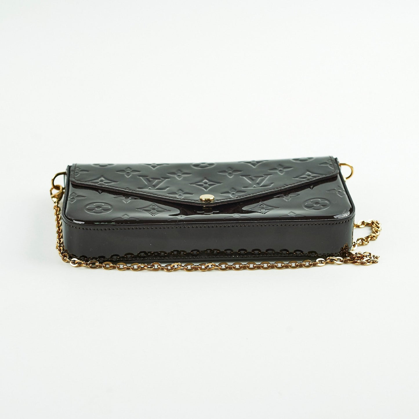 Louis Vuitton Felicie Pochette Vernis Amarante