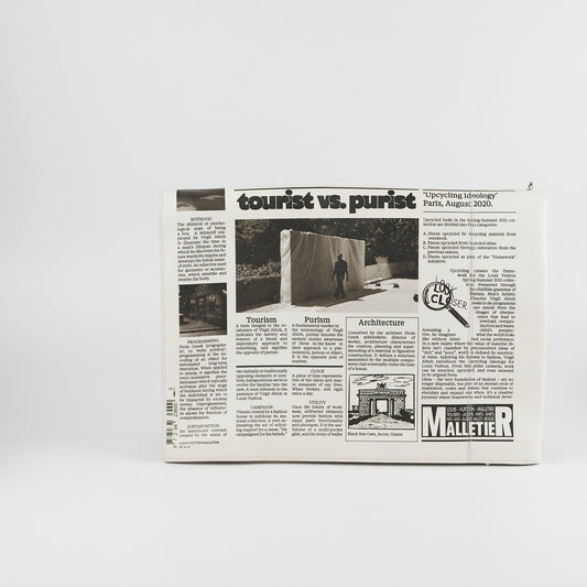 Louis Vuitton X Virgil Abloh AW21 Newspaper Clutch