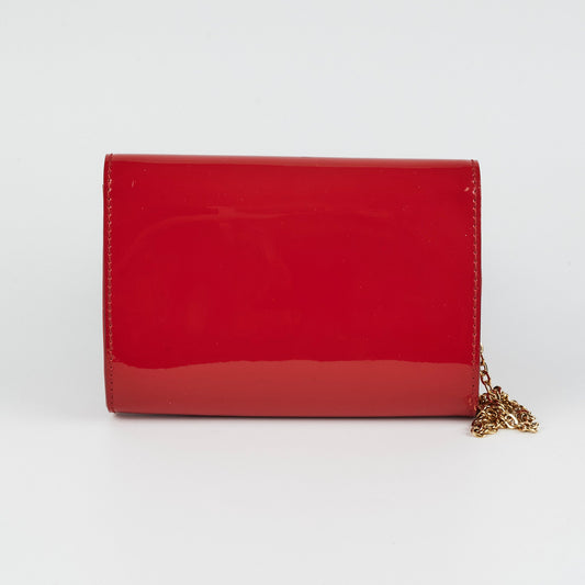Louis Vuitton Vernis Red Patent Crossbody Bag