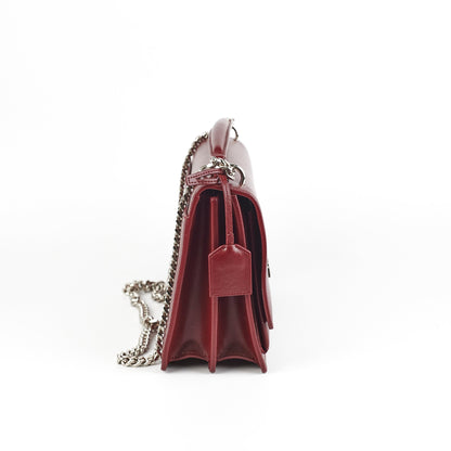 Saint Laurent Sunset Medium Burgundy