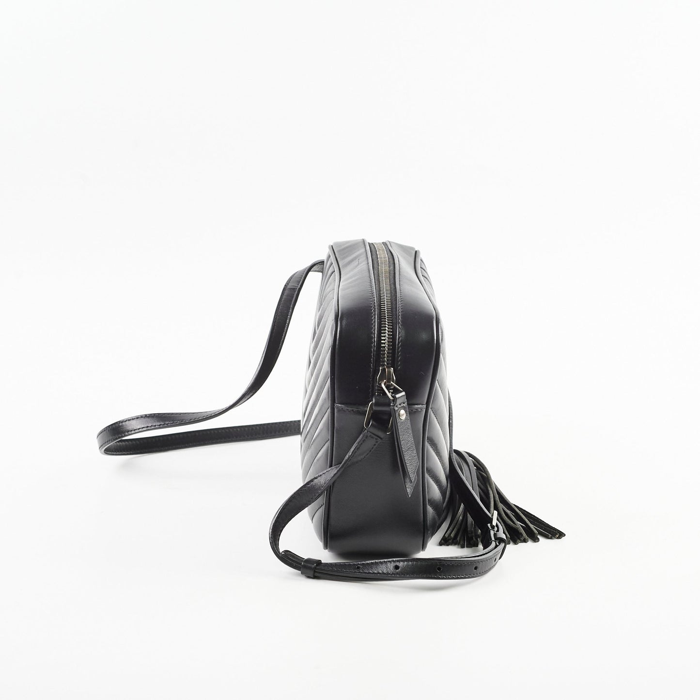 Saint Laurent Lou Black Handbag Style 5