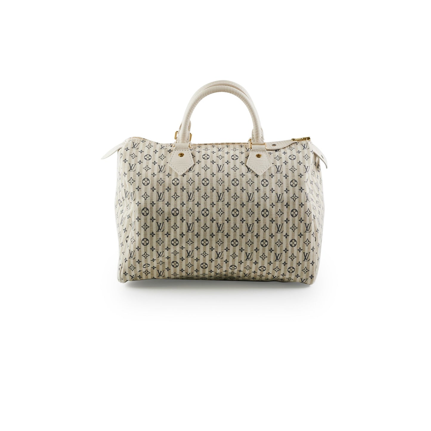 Louis Vuitton 30 White Denim Monogram Bag