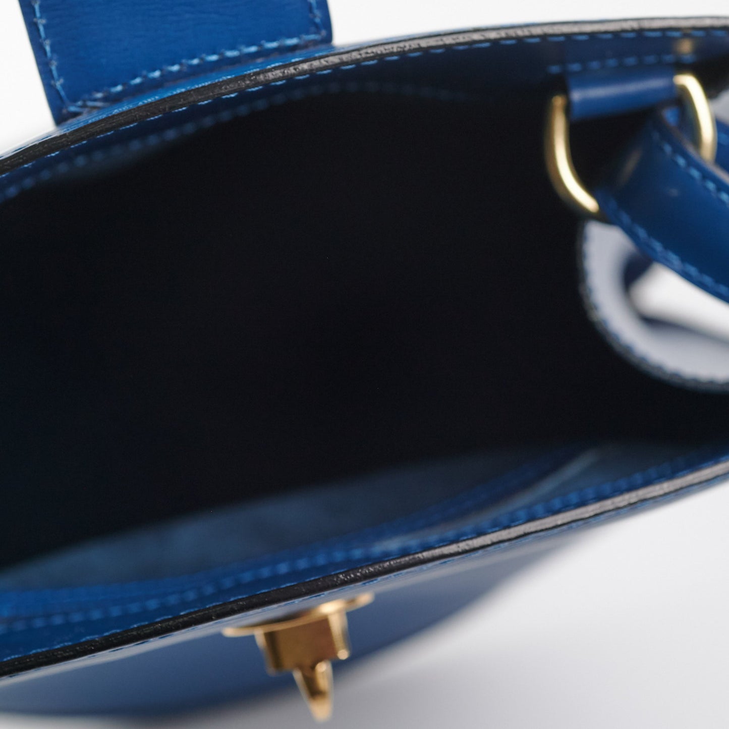 Louis Vuitton Cluny Epi Blue Shoulder Bag