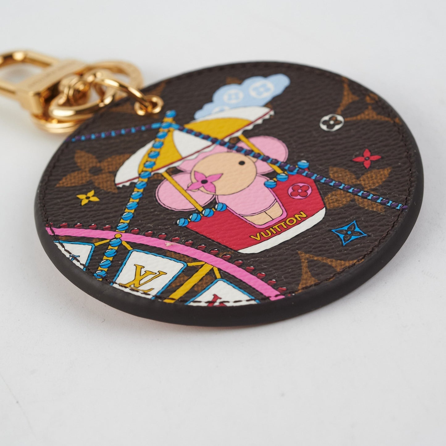 Louis Vuitton Illustre Vivienne Funfair Xmas Bag Charm and Key Holder