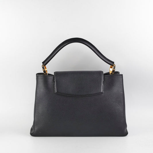 Louis Vuitton Capucines MM Black Bag