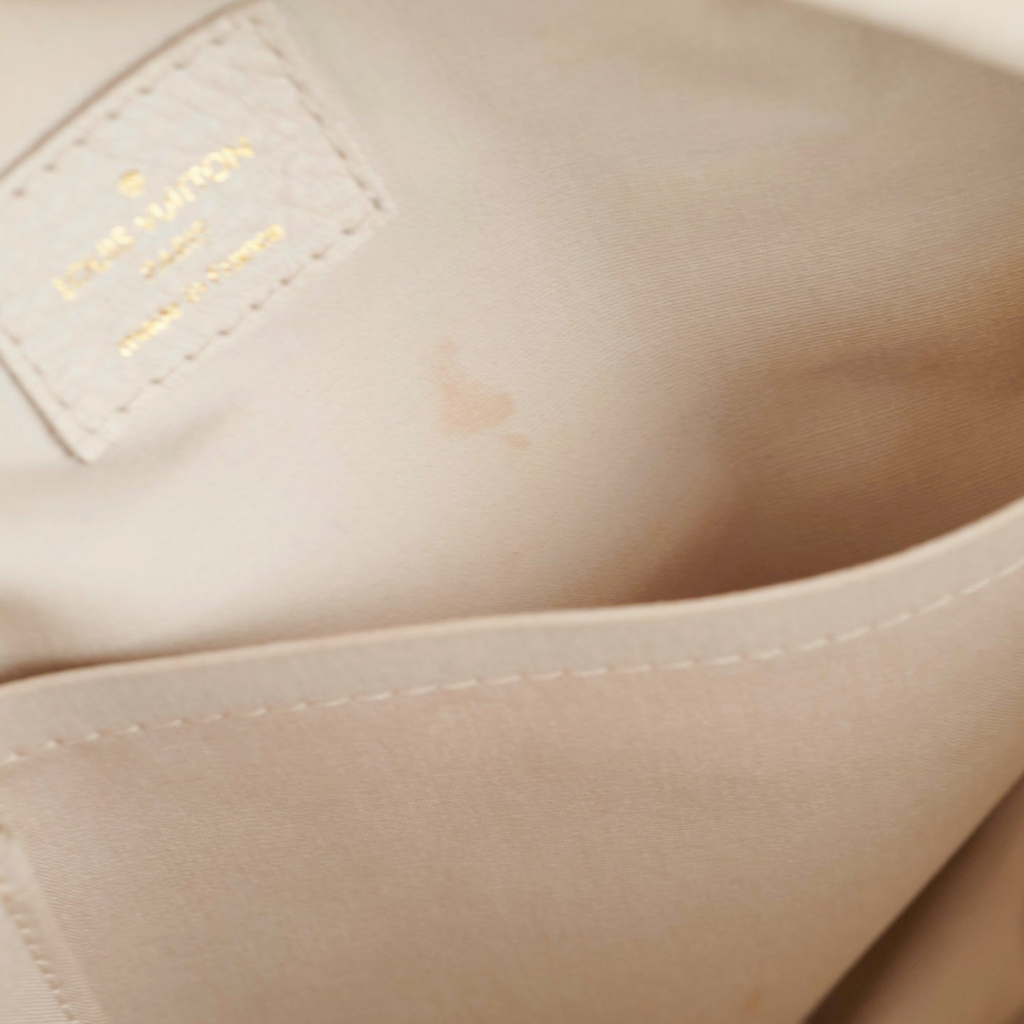 Louis Vuitton Monogram Mini Lin Croisette Bag Beige