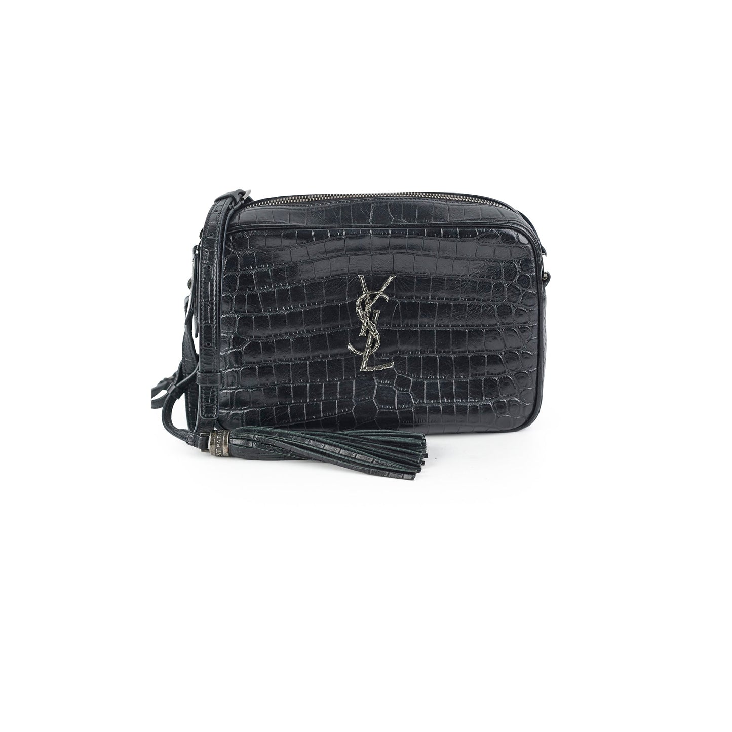 Saint Laurent Lou Black Crossbody Style 2