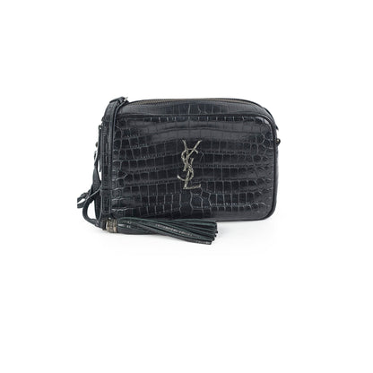 Saint Laurent Lou Black Crossbody Style 2