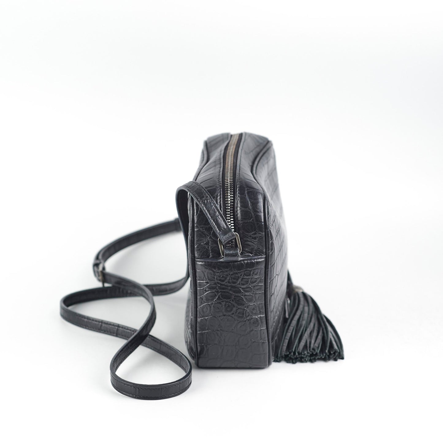 Saint Laurent Lou Black Crossbody Style 2