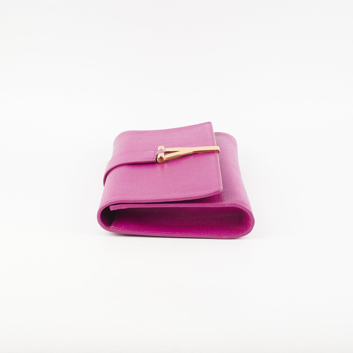 Item 30 - Saint Laurent Y Clutch Fuchsia