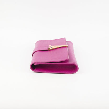 Item 30 - Saint Laurent Y Clutch Fuchsia